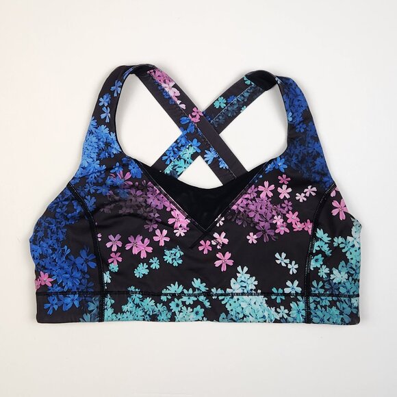 Lululemon In A Flash Sports Bra in Petal Pop Floral sz 10 - Picture 7 of 7